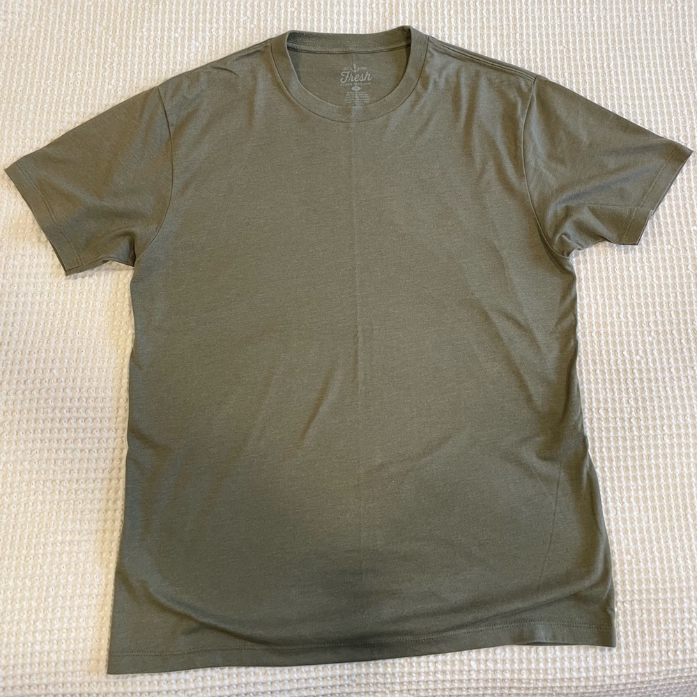 Fresh Clean Tee — military green t shirt